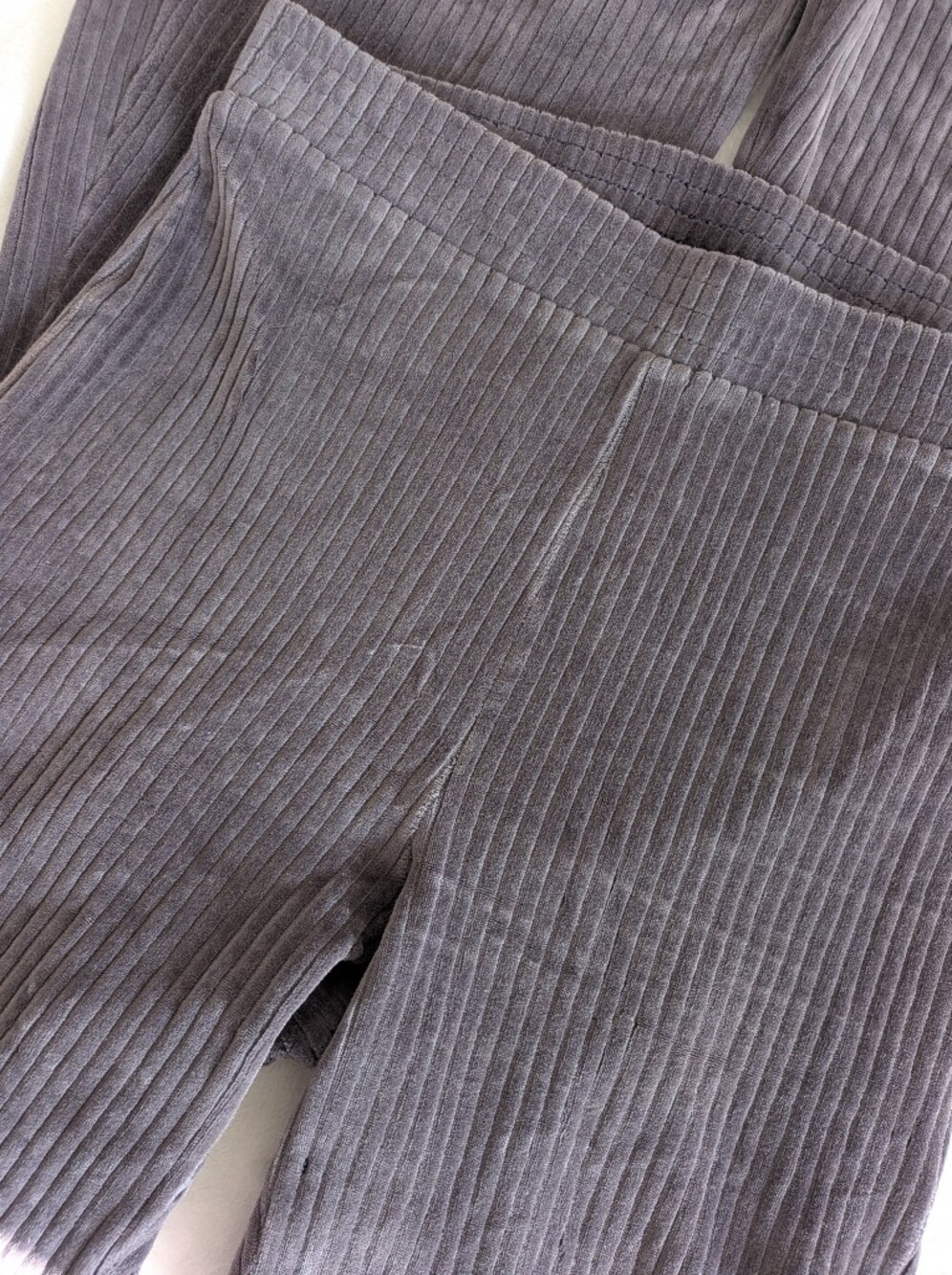 aerie velour ribbed flare pants - Picture 3 of 4